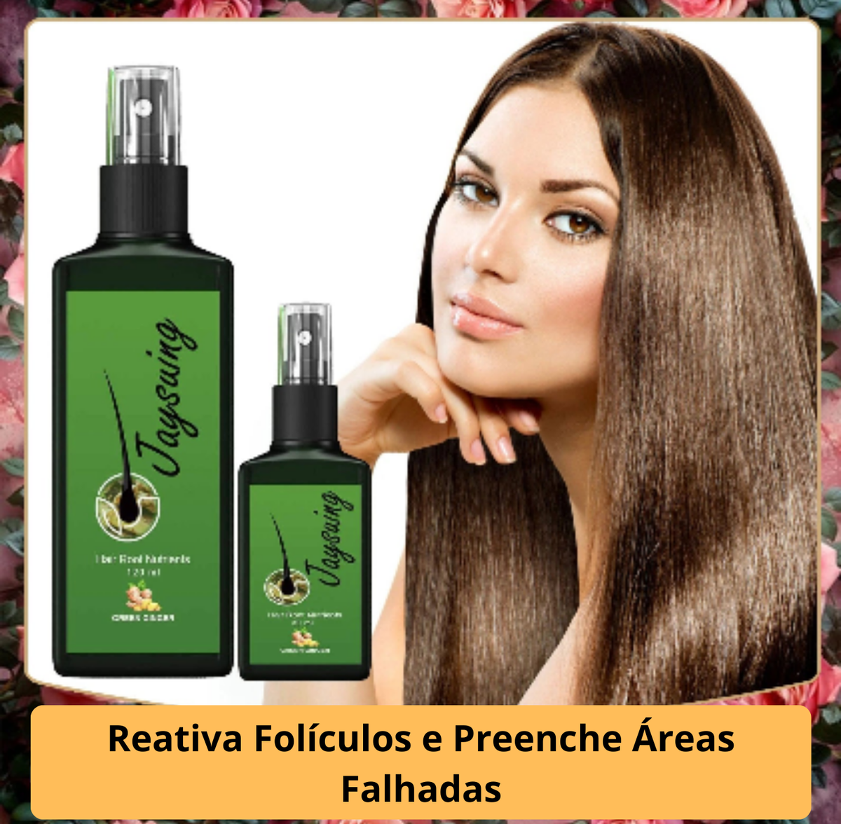 Spray de Crescimento Capilar que da Nutrição Profunda aos seus cabelos