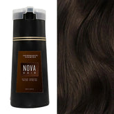 Shampoo de tingimento capilar Black Nova Hair Instant Dye 3 em 1 para homens e mulheres . Fórmula que cuida dos cabelos, controla a oleosidade e da nutrição capilar.