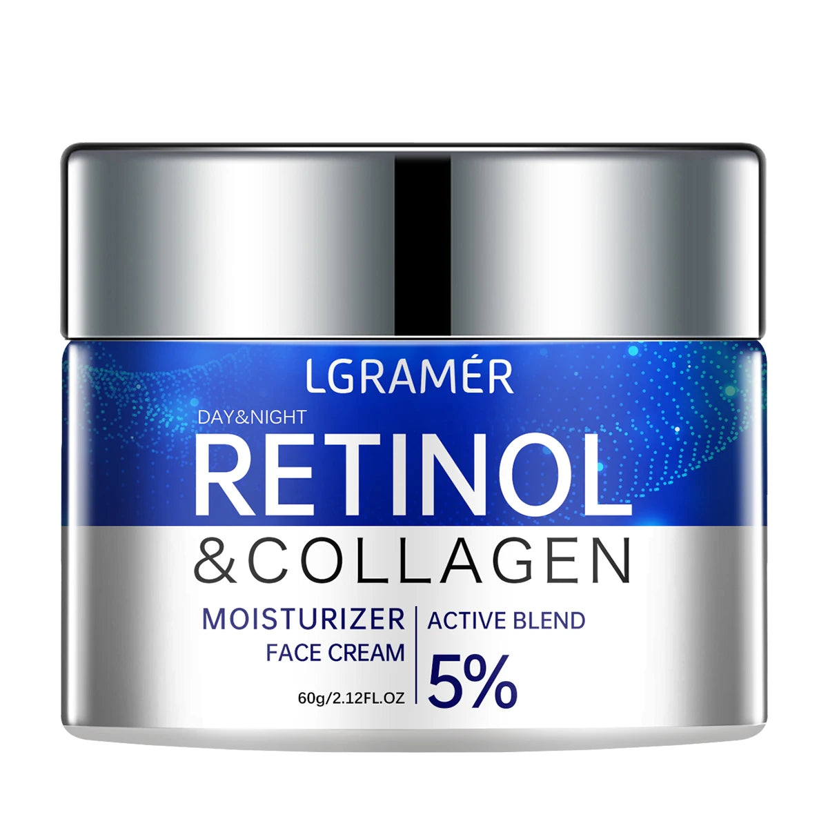 Creme antirrugas com retinol, antienvelhecimento, firmador, suaviza linhas finas, clareador, hidratante e iluminador.