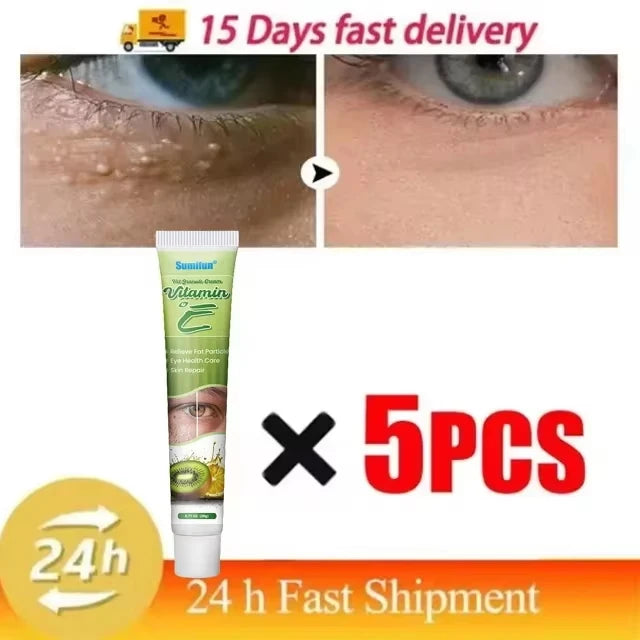 Creme para remoção de grânulos de gordura , ação delicada na área dos olhos