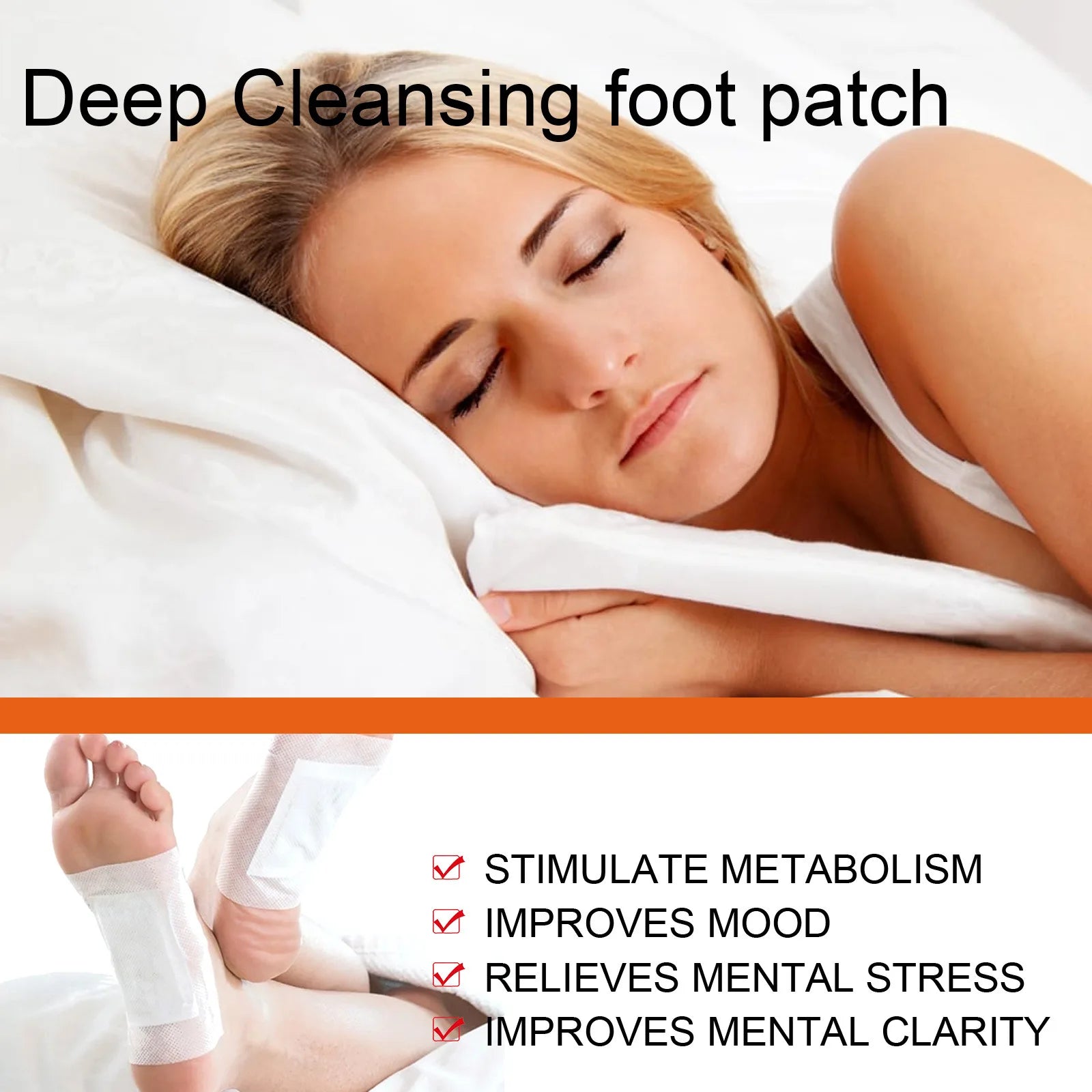 Adesivos Detox naturais para os pés.