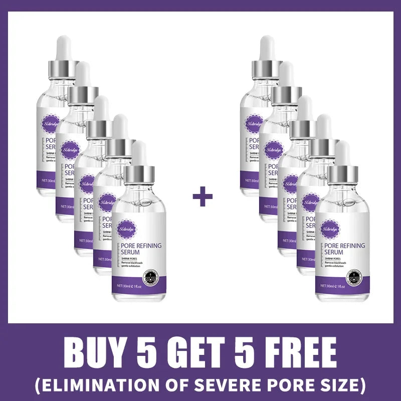 Soro de encolhimento de poros, remoção facial de poros grandes, reparação de poros grandes, creme minimizador de poros faciais