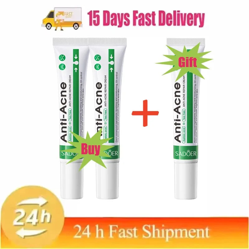 Pomada para tratamento de acne, reparação de manchas de espinhas, faz limpeza profunda dos poros. Poderoso anti-acne cicatrizante.