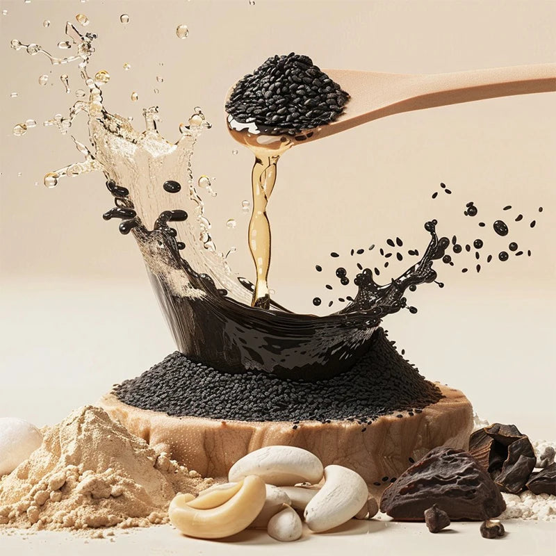 Shampoo de tingimento capilar Black Nova Hair Instant Dye 3 em 1 para homens e mulheres . Fórmula que cuida dos cabelos, controla a oleosidade e da nutrição capilar.