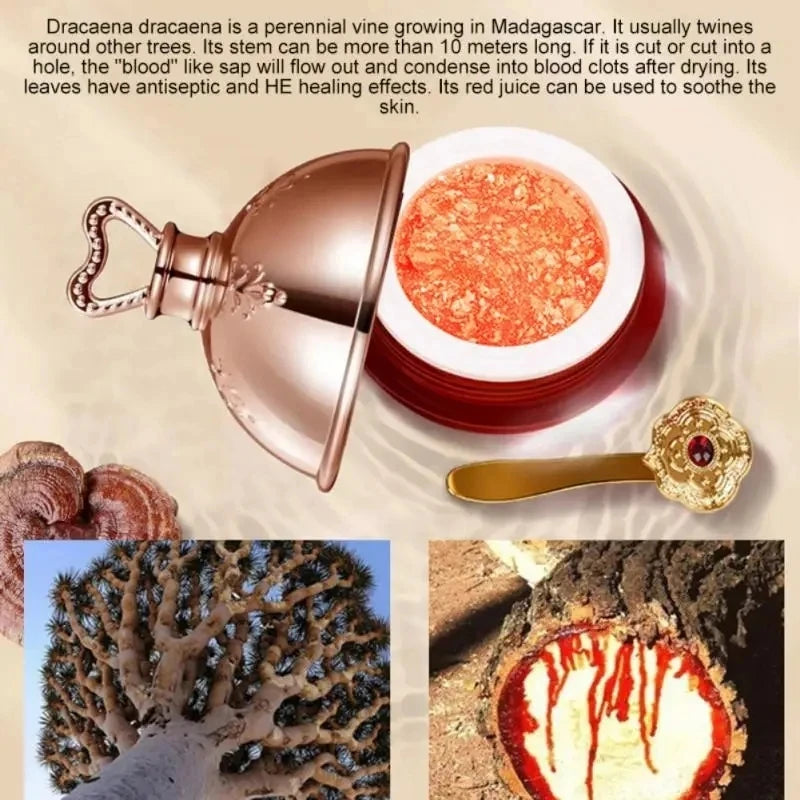 Creme facial coreano sangue de dragão, possui retinol, essência e brilho. Ótimo hidratante e fixa bem na pele.