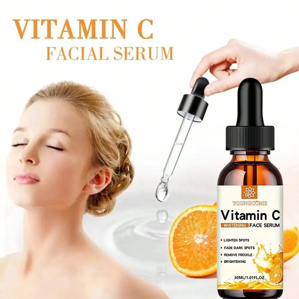 Sérum facial para manchas escuras, hidratante e anti-envelhecimento para cuidados com a pele facial.