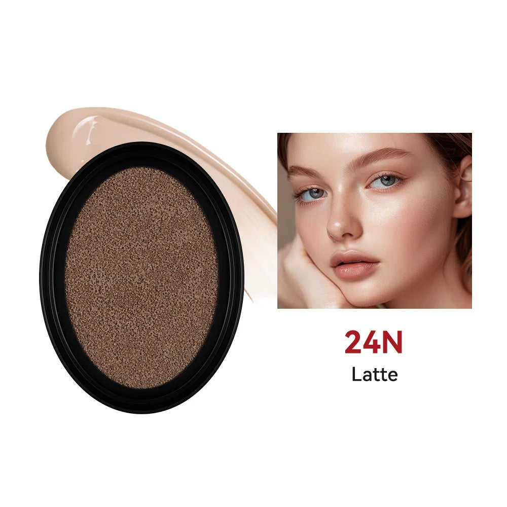 Base Lakerain Super Fit Cushion Refill à prova d'água, 72 horas de duração, com proteção solar UV.