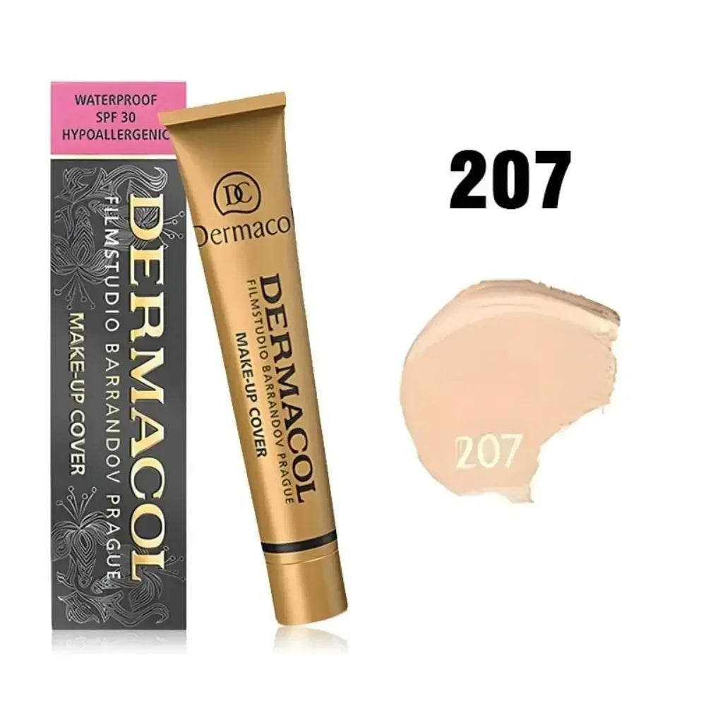 Novo corretivo Dermacol em bastão cremoso com diversos tons, alta qualidade, à prova d'água, corretivo universal, maquiagem natural, base líquida.