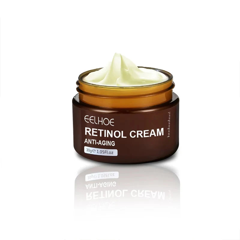 Creme Retinol da EELHOE. Anti-envelhecimento, anti-inchaço e anti-olheiras. Suaviza e clareia manchas.