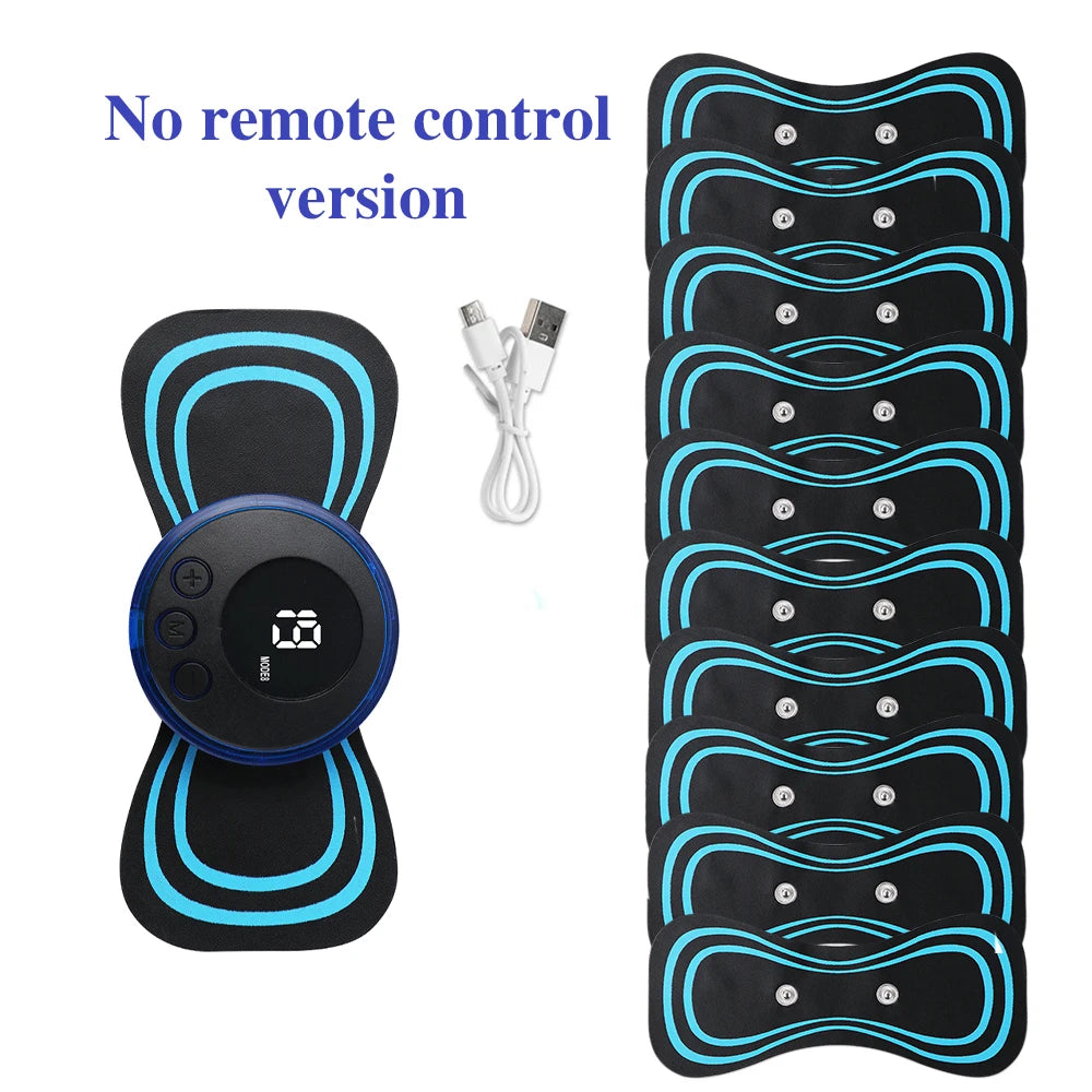 Mini portátil massageador elétrico para pescoço.