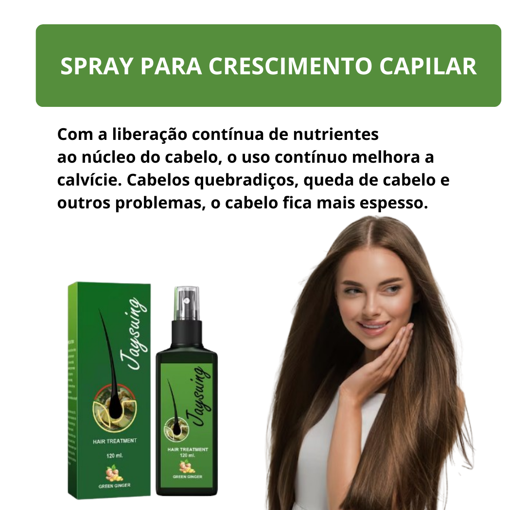 Spray de Crescimento Capilar que da Nutrição Profunda aos seus cabelos