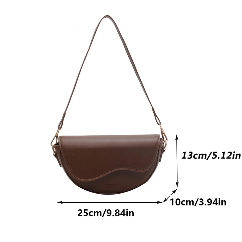 Bolsa pequena de ombro, moda feminina com designer moderno. Couro de plutônio