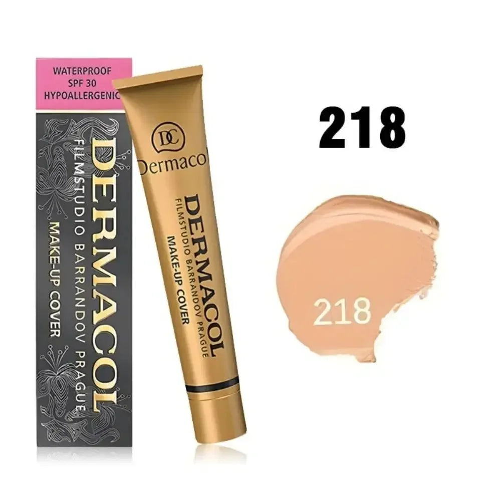 Novo corretivo Dermacol em bastão cremoso com diversos tons, alta qualidade, à prova d'água, corretivo universal, maquiagem natural, base líquida.