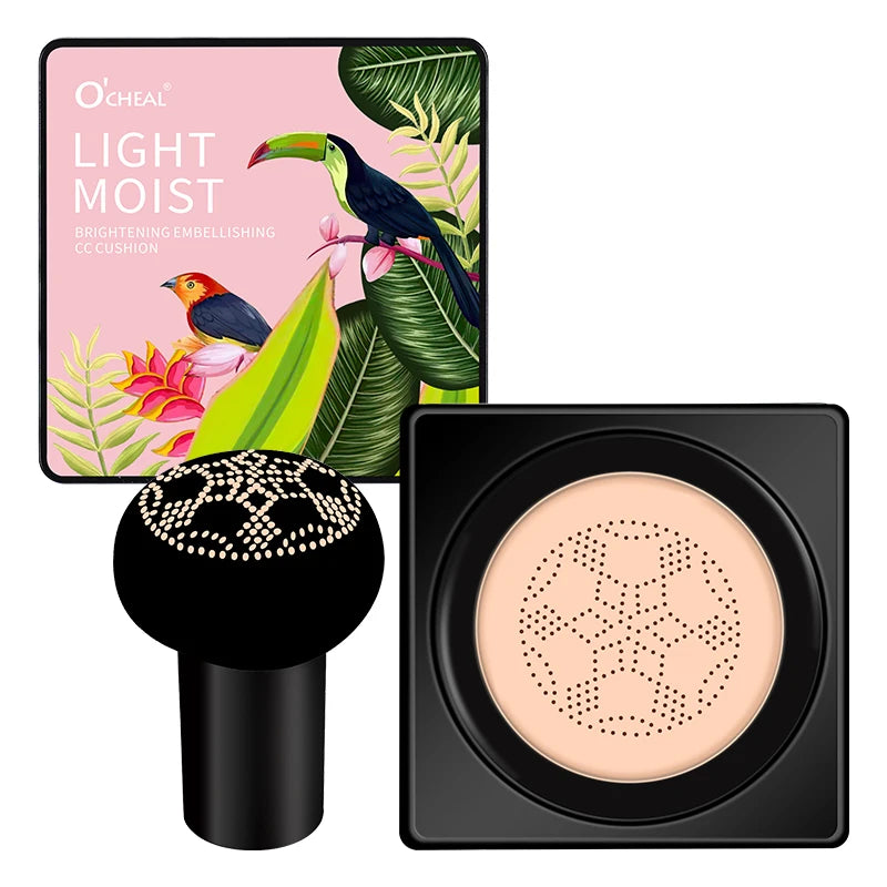 OCHEAL-Mushroom Head Foundation, Base para Maquiagem de Rosto, Corretivo, Vem com Almofada