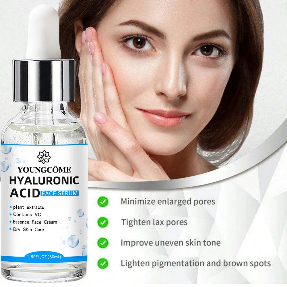 Ácido hialurônico da Youngcôme. Produto coreano que hidrata a pele, anti envelhecimento e reduz o tamanho dos poros.