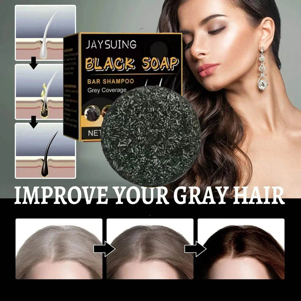 Shampoo Black Soap – Solução em Barra para Fios Brancos