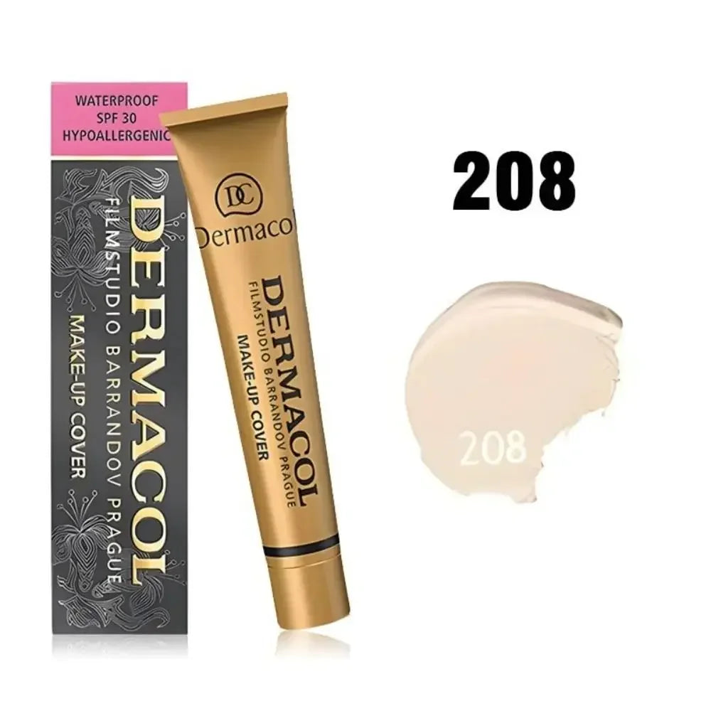 Novo corretivo Dermacol em bastão cremoso com diversos tons, alta qualidade, à prova d'água, corretivo universal, maquiagem natural, base líquida.