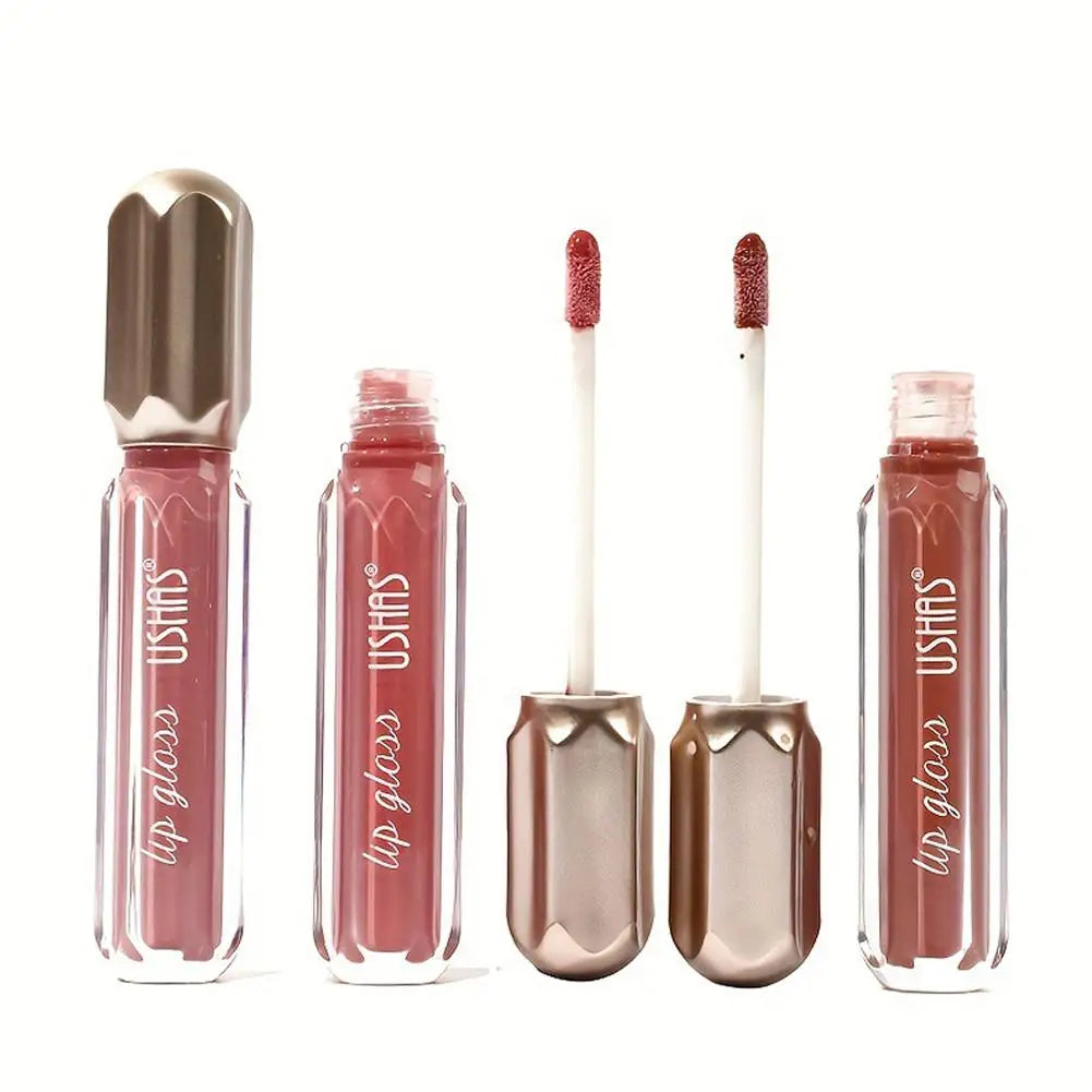 Ushas Gloss o preferido das mulheres. Deixa seus lábios brilhantes causando estilo molhado.