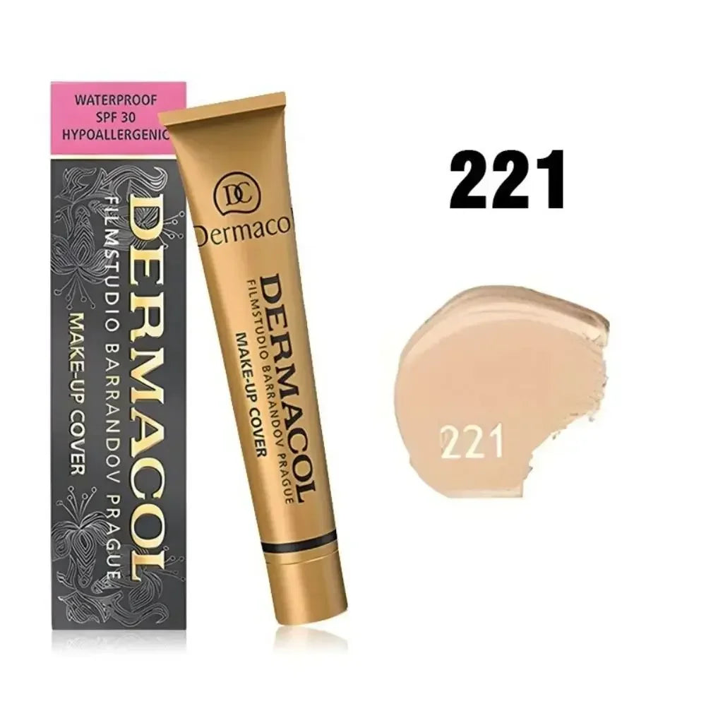 Novo corretivo Dermacol em bastão cremoso com diversos tons, alta qualidade, à prova d'água, corretivo universal, maquiagem natural, base líquida.
