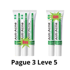 Pomada para tratamento de acne, reparação de manchas de espinhas, faz limpeza profunda dos poros. Poderoso anti-acne cicatrizante.
