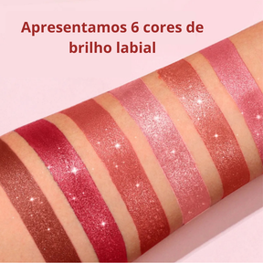 Batom Metálico Sam Sugar – Efeito Pérola e Alta Fixação