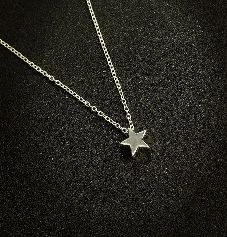 Delicado e Charmoso: Colar Estrela Cor Ouro e Prata