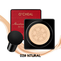 OCHEAL-Mushroom Head Foundation, Base para Maquiagem de Rosto, Corretivo, Vem com Almofada