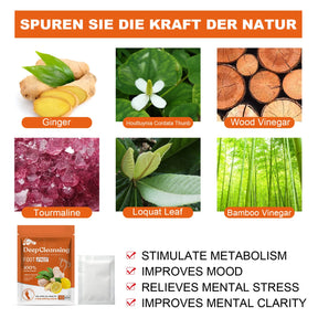 Adesivos Detox naturais para os pés.