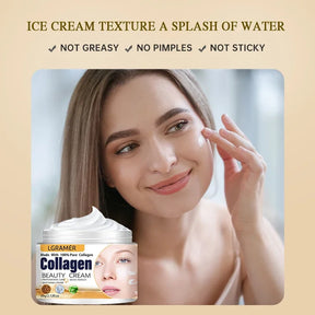 Creme Coreano Anti rugas da LGRAMÉR  para os olhos, hidratante facial anti envelhecimento e nutritivo.