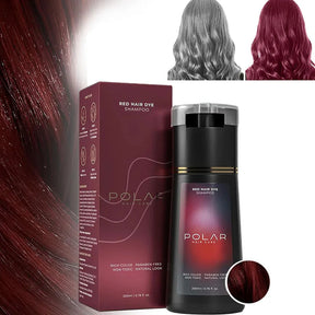 Shampoo Polar Hair Care de tintura de cabelo 200ml para coloração rápida e longa duração. Serve para homens e mulheres.