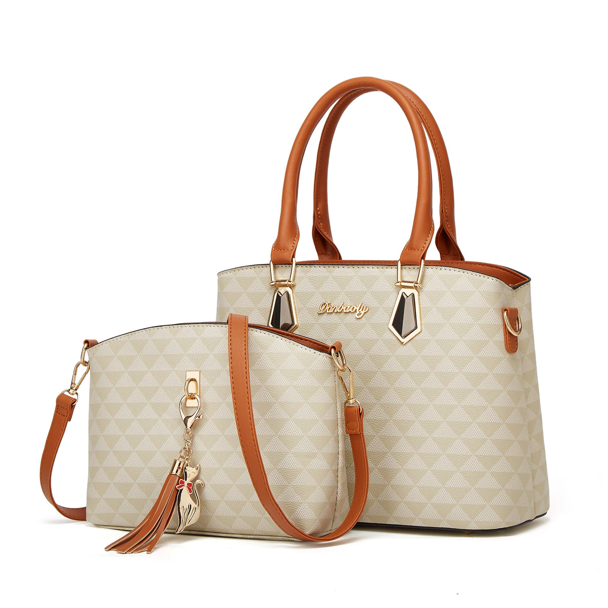 Bolsa Danbaoly de mão versão coreana para mulheres e bolsa de ombro simples.