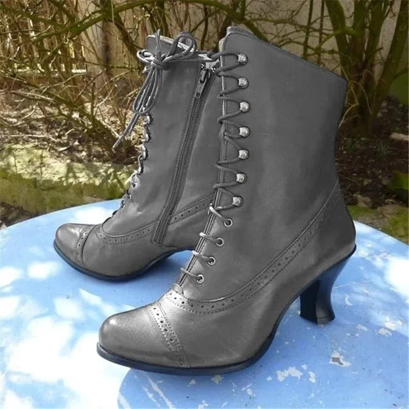 Botas de couro  feminino, pura qualidade, salto alto com plataforma