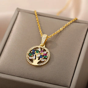 Colar de coração, lua, pérola, estrela multicamadas de aço inoxidável 316l, para mulheres, meninas, cor dourada