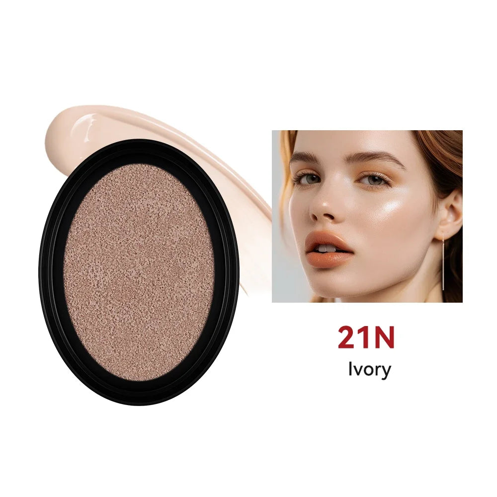 Base Lakerain Super Fit Cushion Refill à prova d'água, 72 horas de duração, com proteção solar UV.