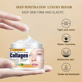 Creme Coreano Anti rugas da LGRAMÉR  para os olhos, hidratante facial anti envelhecimento e nutritivo.