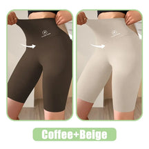 Shorts esportivos para mulheres, leggings de cintura alta, para ciclismo, academia, ioga e fitness.