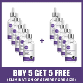 Soro de encolhimento de poros, remoção facial de poros grandes, reparação de poros grandes, creme minimizador de poros faciais