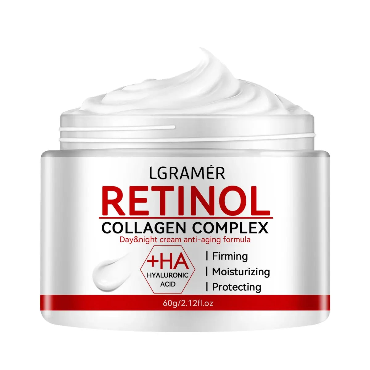Retinol e Colágeno Lgramér – Creme Anti-Idade com Hidratação Prolongada