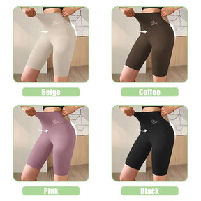 Shorts esportivos para mulheres, leggings de cintura alta, para ciclismo, academia, ioga e fitness.