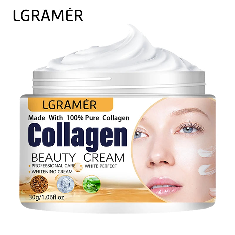 Creme Coreano Anti rugas da LGRAMÉR  para os olhos, hidratante facial anti envelhecimento e nutritivo.