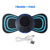 Mini portátil massageador elétrico para pescoço.