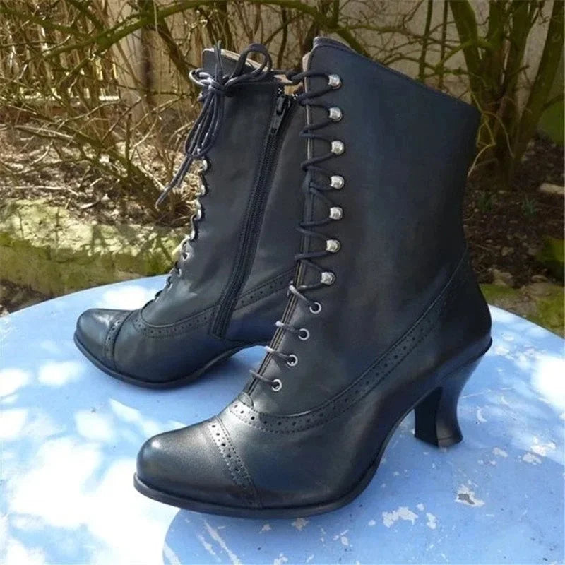 Botas de couro  feminino, pura qualidade, salto alto com plataforma
