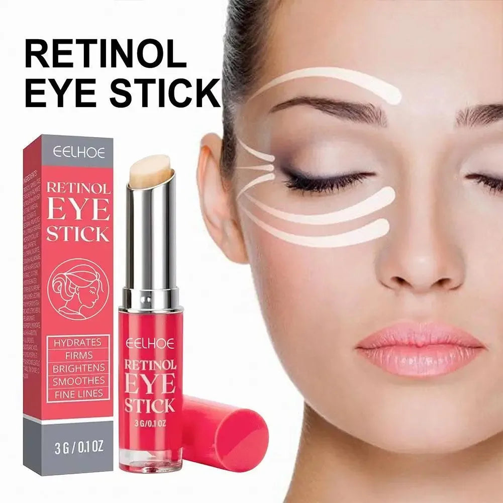 Bastão Retinol EELHOE para região dos olhos. Aumenta a elasticidade da pele e alivia o líquido de essência de círculo escuro para cuidados com os olhos. Suaviza a pele e não irrita.