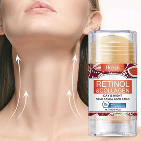 Creme para região do pescoço composto por retinol, colágeno e ácido hialurônico. Reafirma a pele e hidrata.