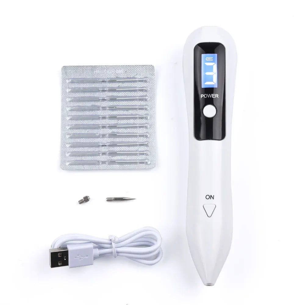 Caneta a Laser que remove manchas escuras, sardas, verrugas e até tatuagem