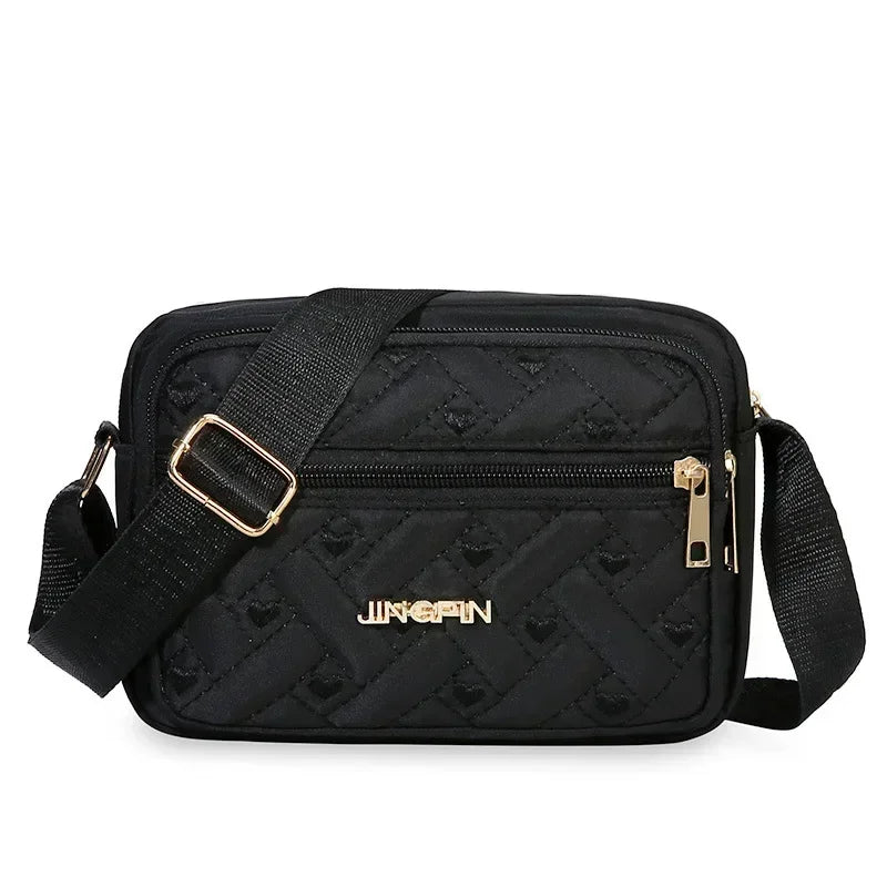 Bolsa de couro de alta qualidade, moda feminina. Multi-bolso resistente ao desgaste.