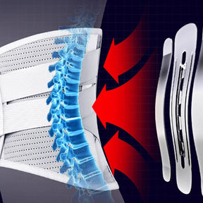 Cinta traseira para lombar. Vem com uma almofada de apoio. Design ergonômico para todas áreas da parte inferior das costas