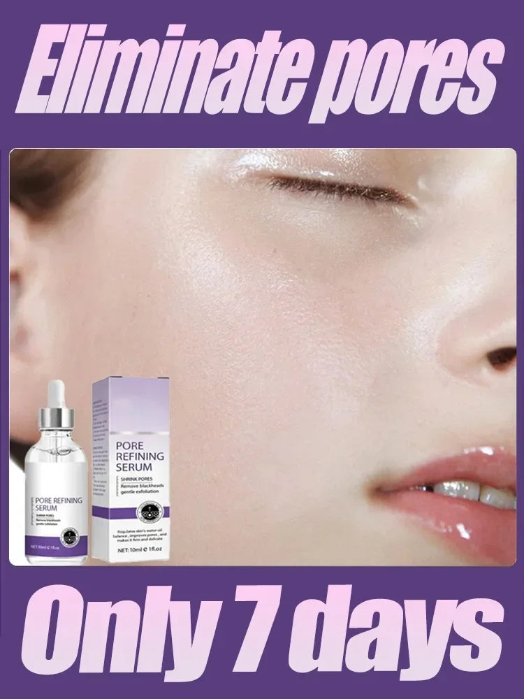 Soro de encolhimento de poros, remoção facial de poros grandes, reparação de poros grandes, creme minimizador de poros faciais