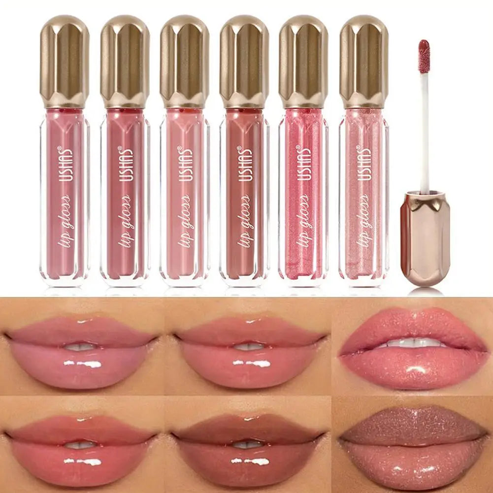 Ushas Gloss o preferido das mulheres. Deixa seus lábios brilhantes causando estilo molhado.