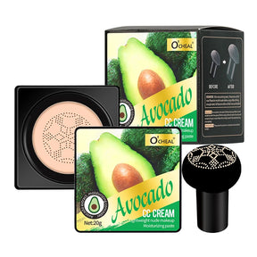OCHEAL-Mushroom Head Foundation, Base para Maquiagem de Rosto, Corretivo, Vem com Almofada